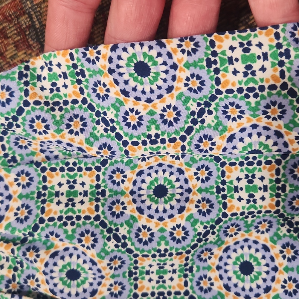 Stainglass Green Jcrew Dress - Picture 5 of 10
